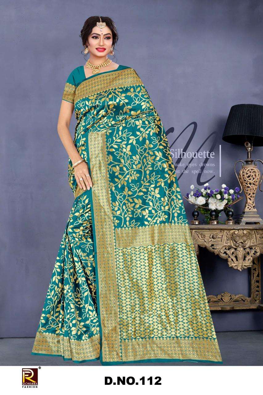 Ronisha fashion d.no.112 Designer sarees in Kolkata
