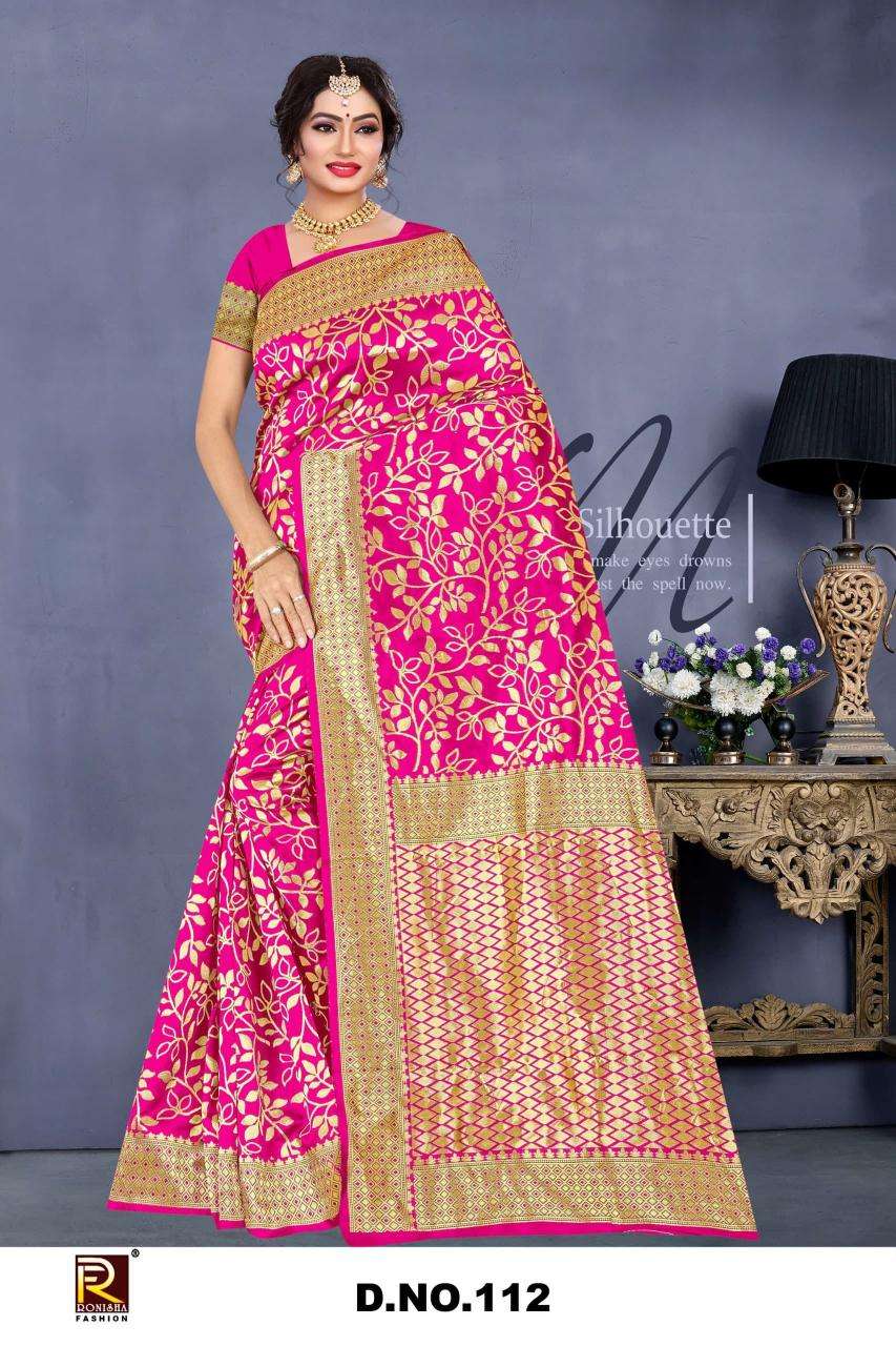 Ronisha fashion d.no.112 Designer sarees in Kolkata