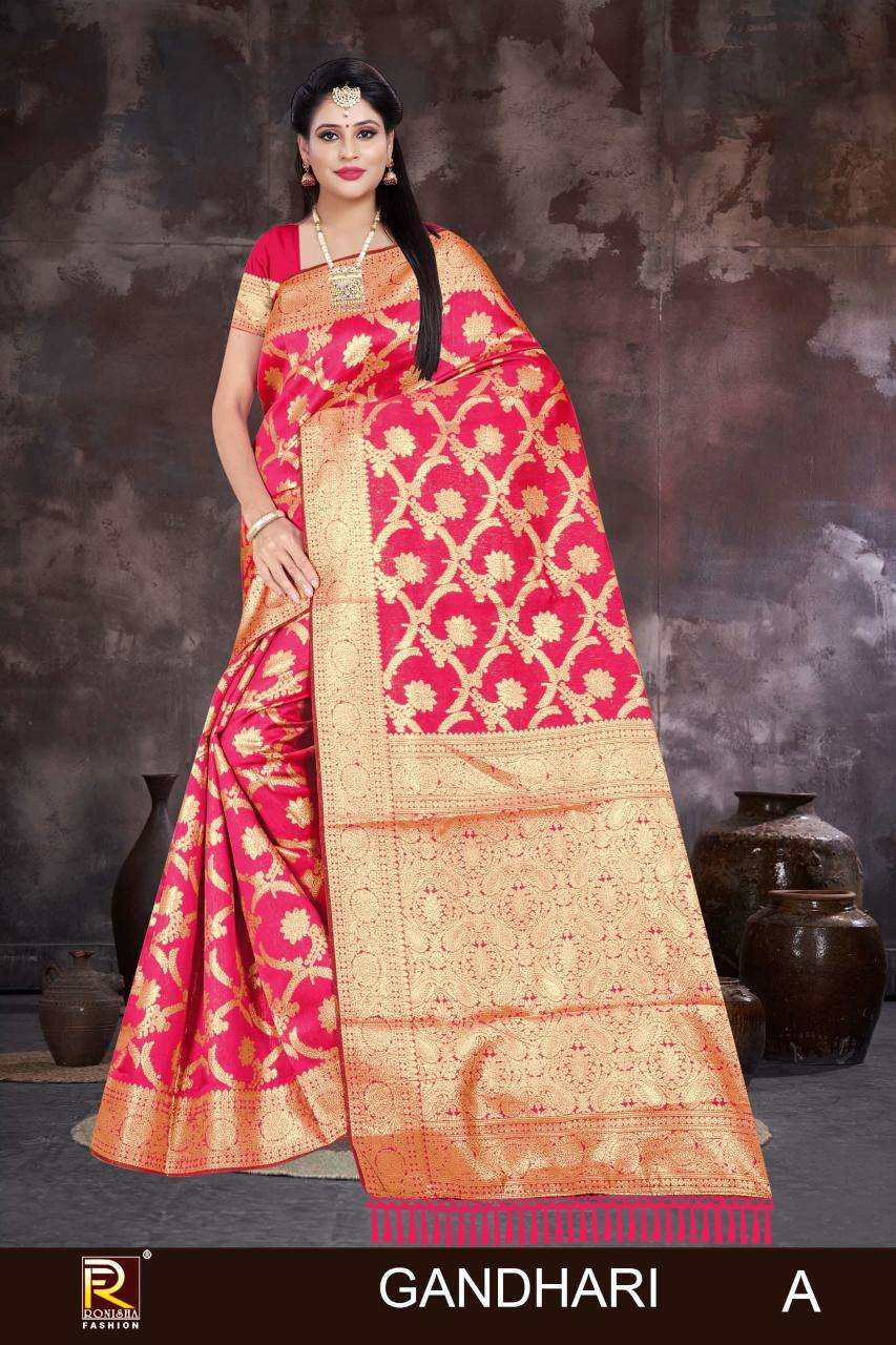 Ronisha fashion gandhari Indian saree wholesale online