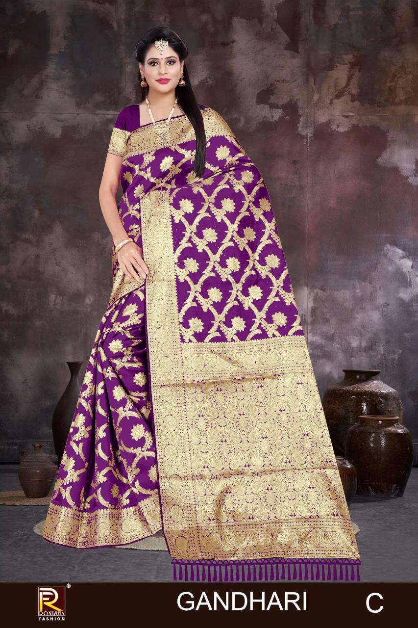 Ronisha fashion gandhari Indian saree wholesale online