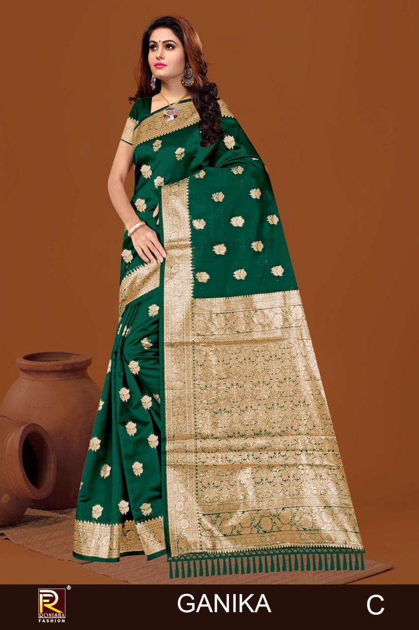 Ronisha fashion ganika banarasi Saree suppliers in Bengaluru