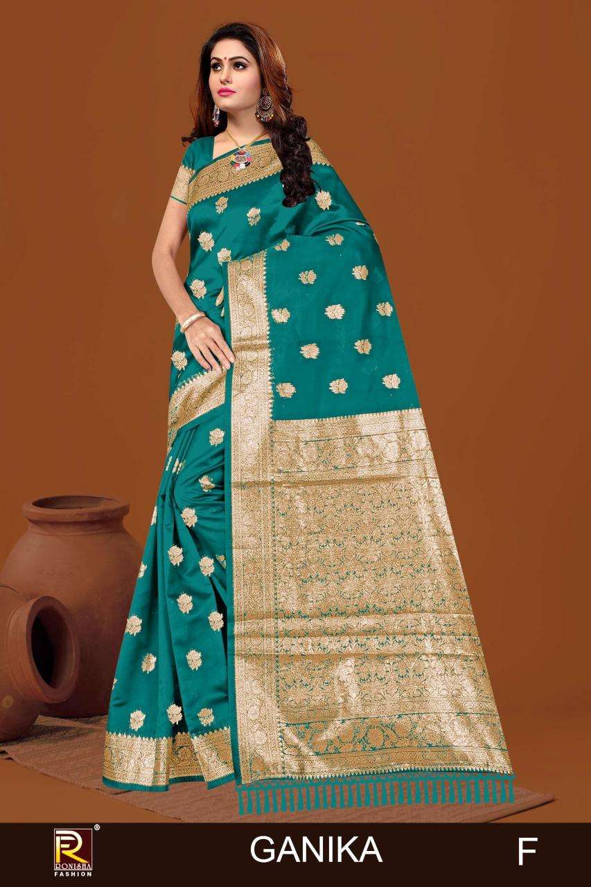 Ronisha fashion ganika banarasi Saree suppliers in Bengaluru