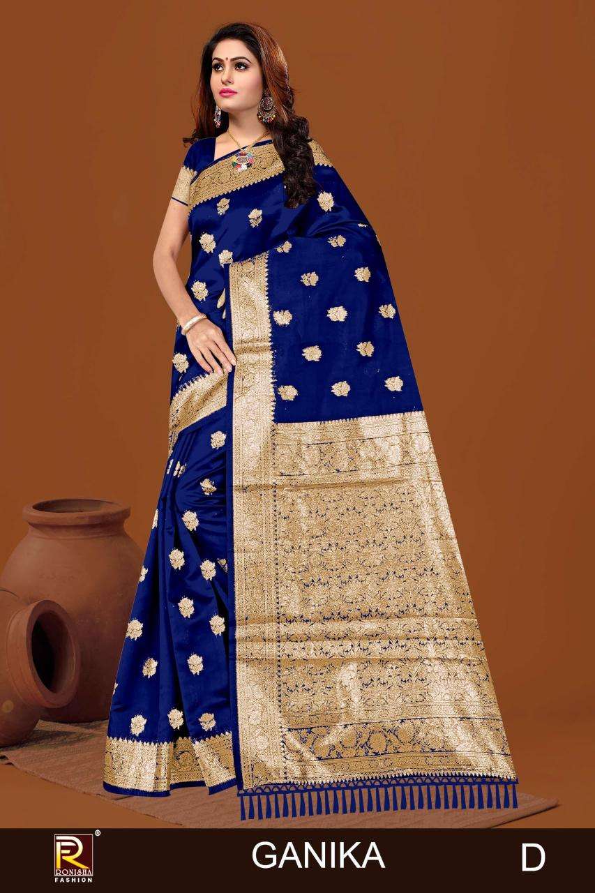 Ronisha fashion ganika banarasi Saree suppliers in Bengaluru