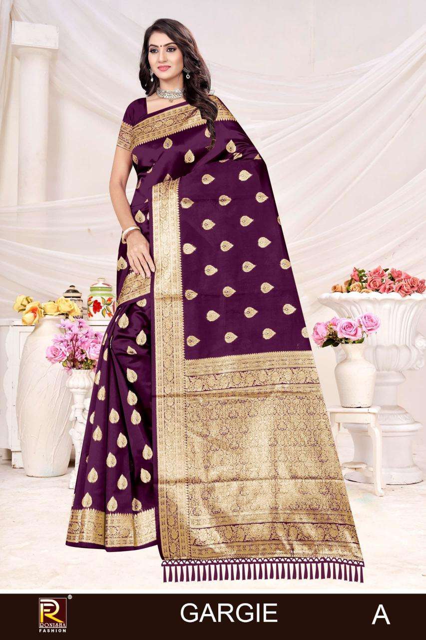 Ronisha fashion Gargie Kolkata saree wholesale market
