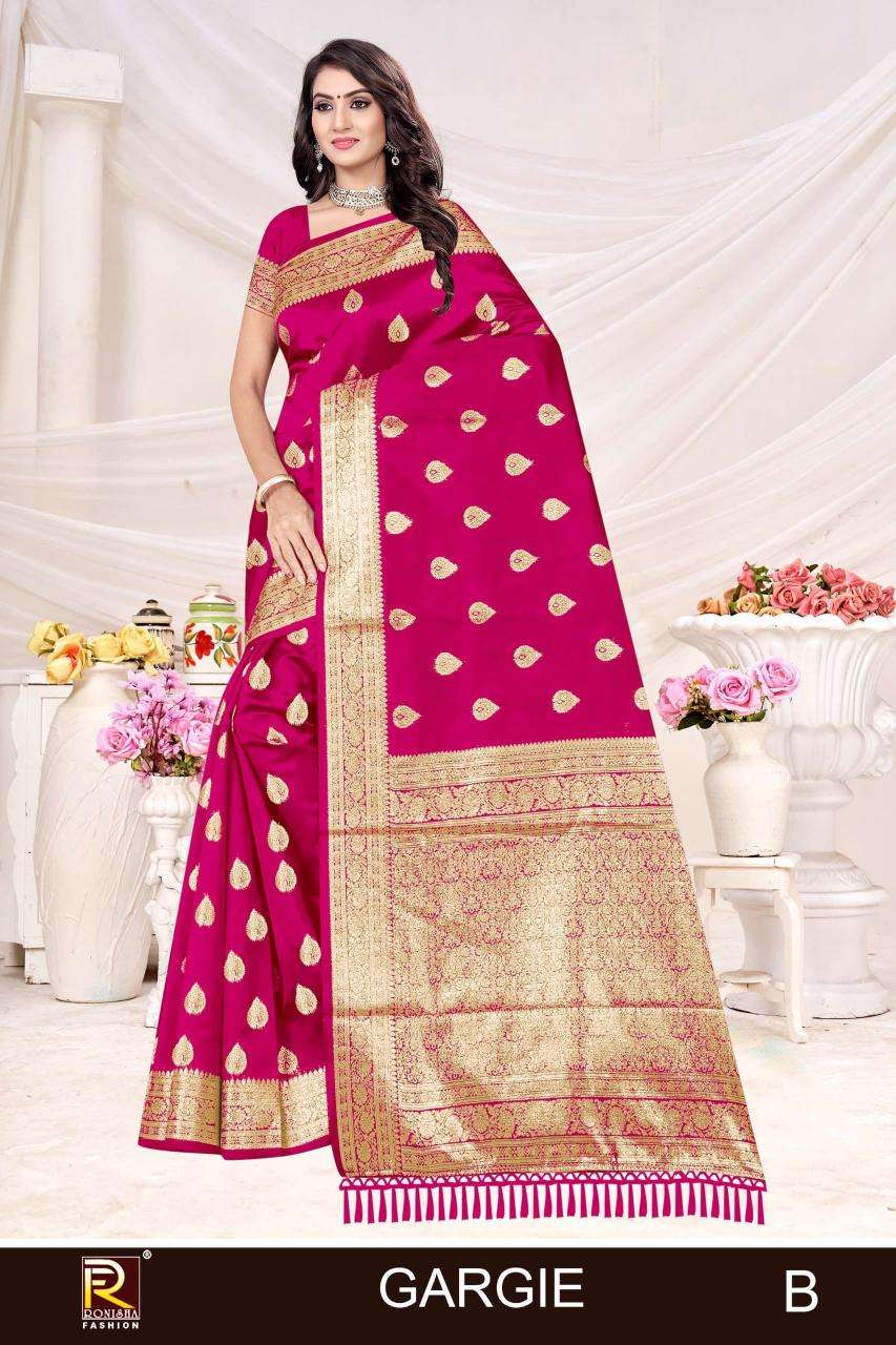 Ronisha fashion Gargie Kolkata saree wholesale market