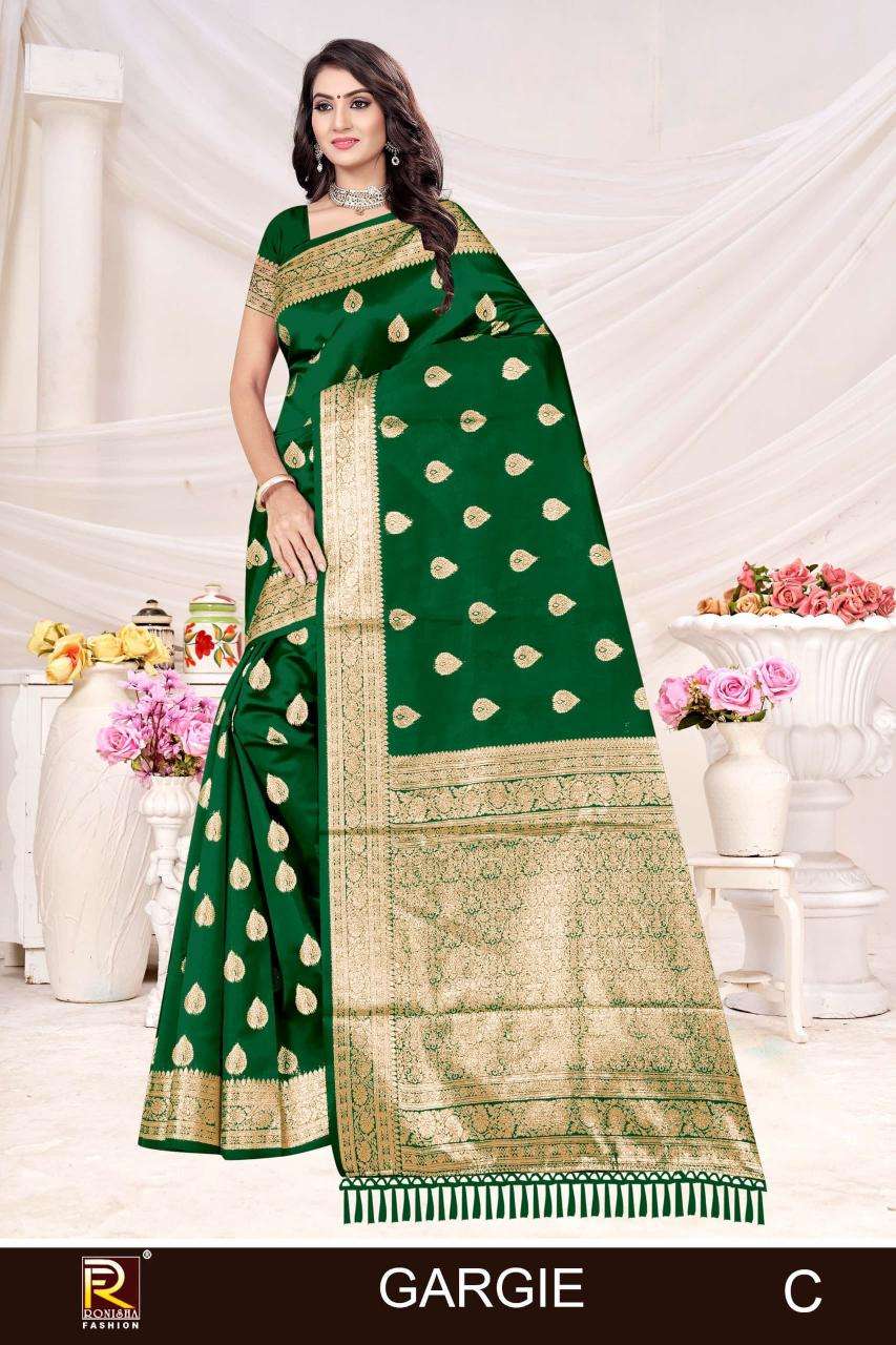 Ronisha fashion Gargie Kolkata saree wholesale market