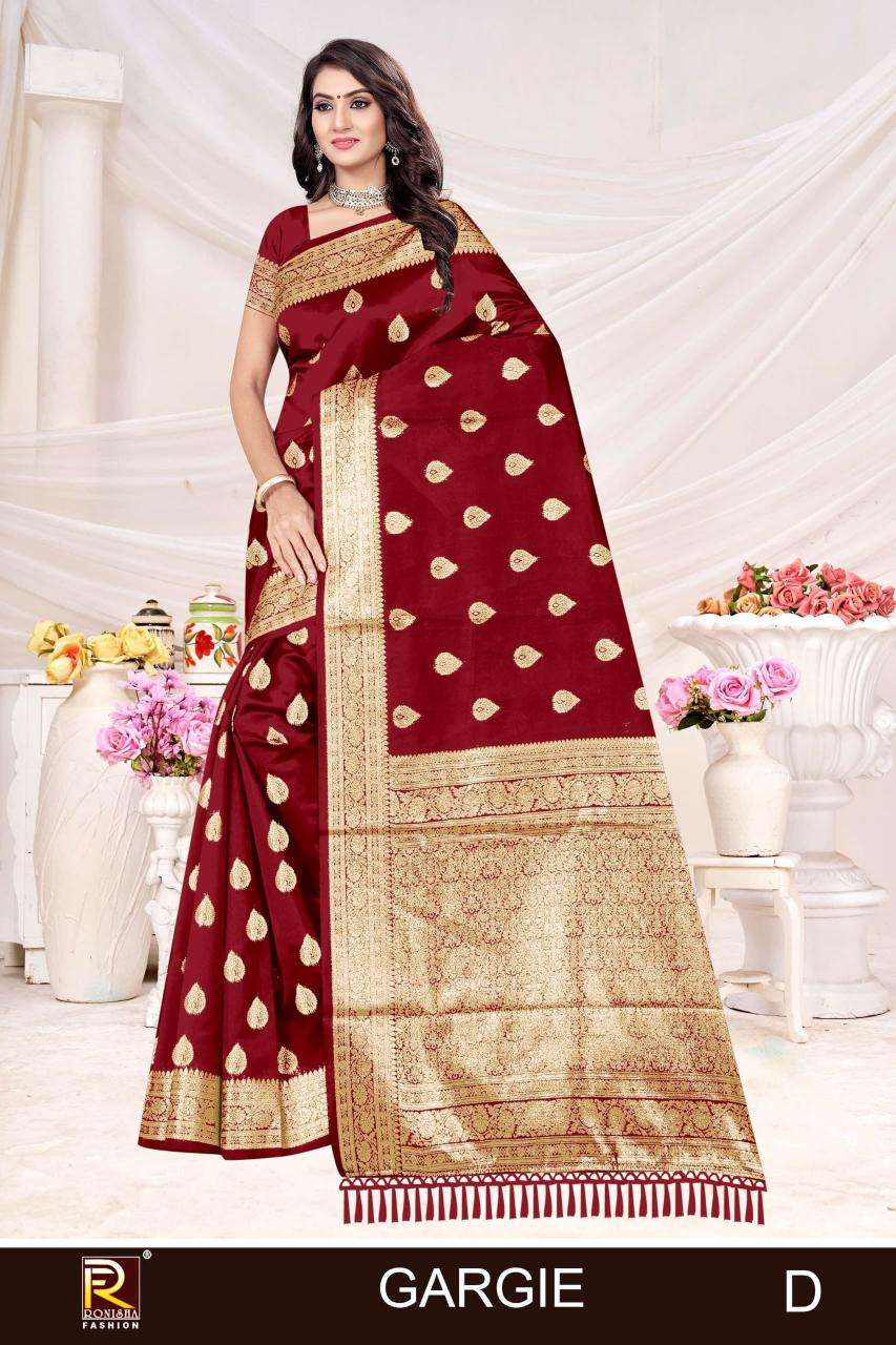 Ronisha fashion Gargie Kolkata saree wholesale market