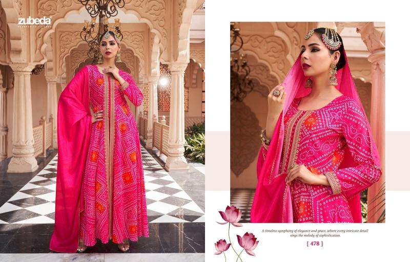 Roshni zubeda rang mahal cotton kurtis manufacturer in surat