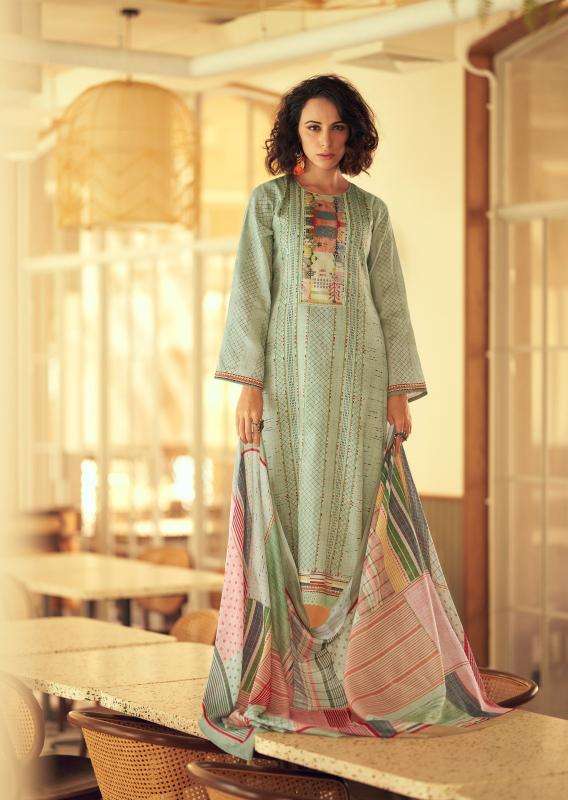 Sadhana fashion gulfidan Unstitched dress material wholesale