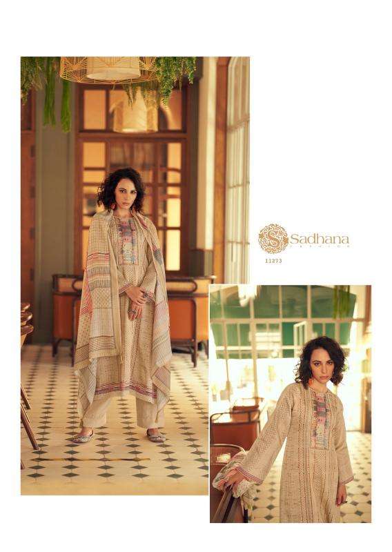 Sadhana fashion gulfidan Unstitched dress material wholesale