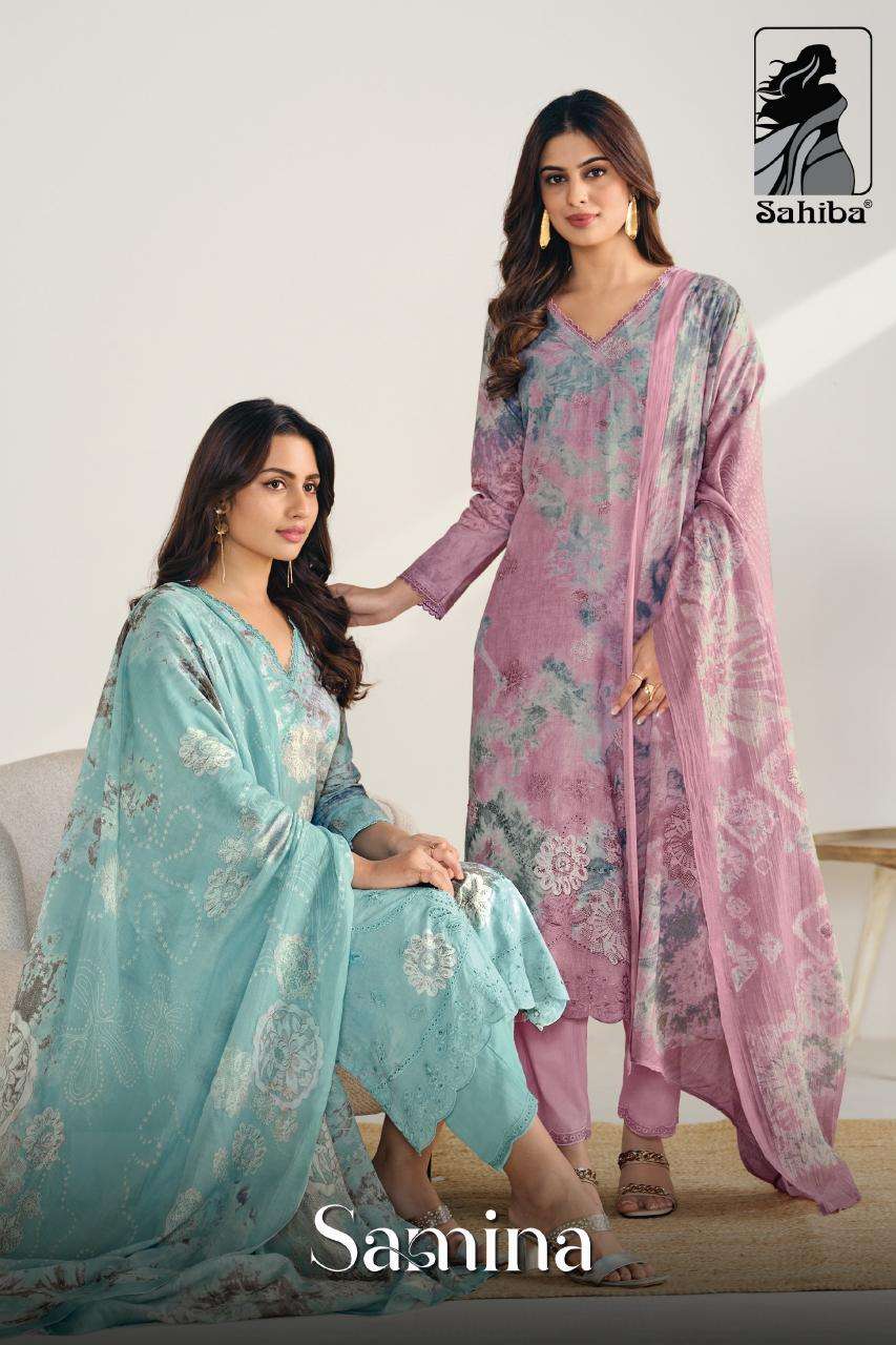 Sahiba samina  Dress material dealers in Vadodara