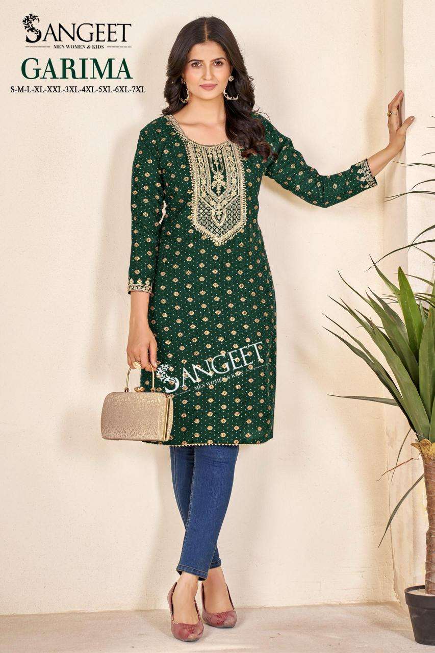 Sangeet garima wholesale kurti manufacturers in surat