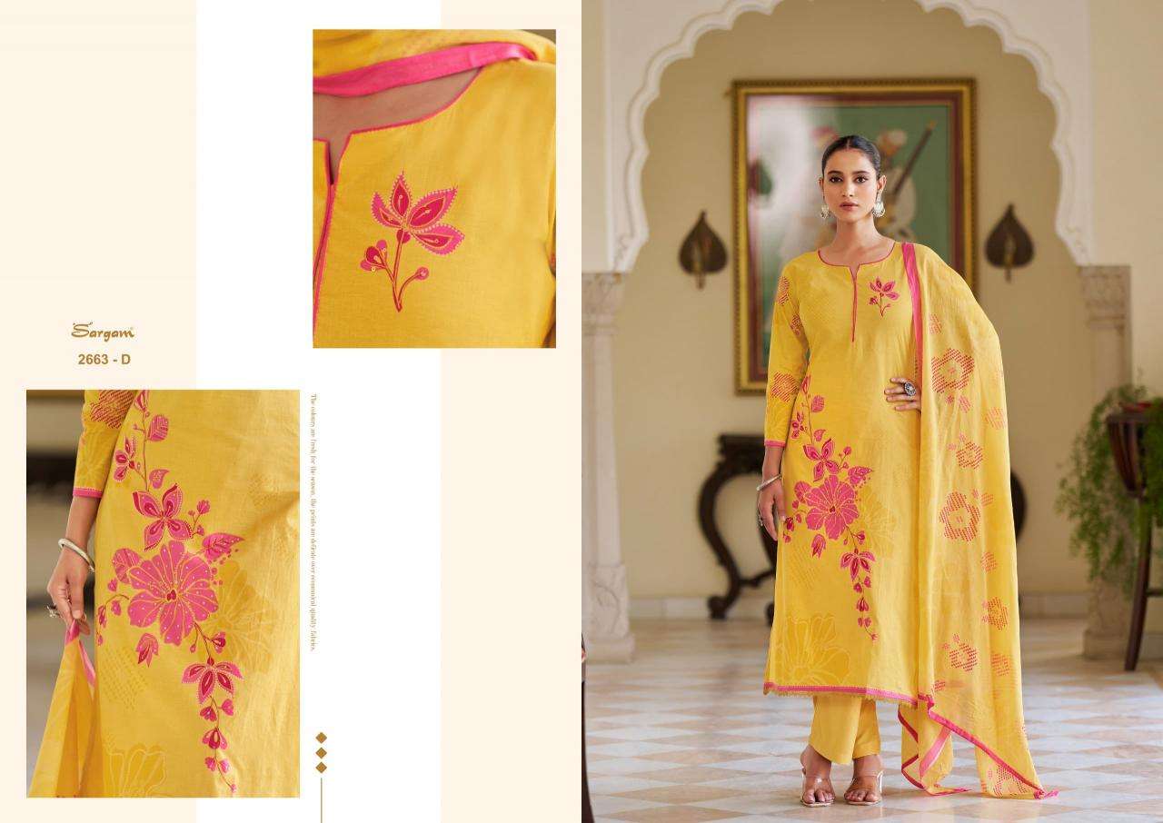 Sargam fantacy summer camrik Dress materials wholesaler in Hyderabad