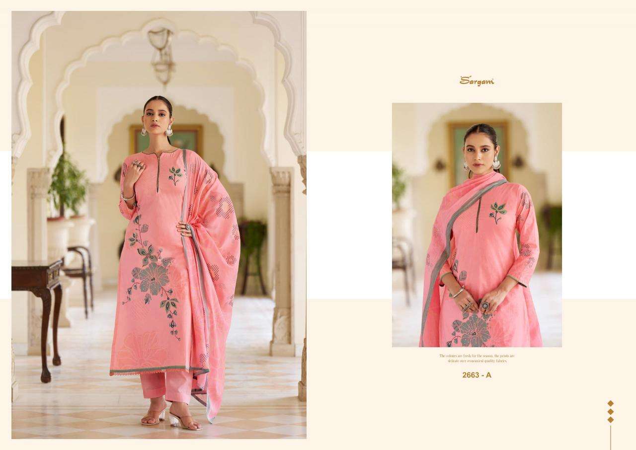 Sargam fantacy summer camrik Dress materials wholesaler in Hyderabad