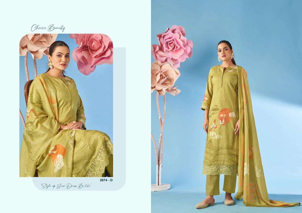 Sargam paankhi camrik digitally Bridal dress material in Delhi