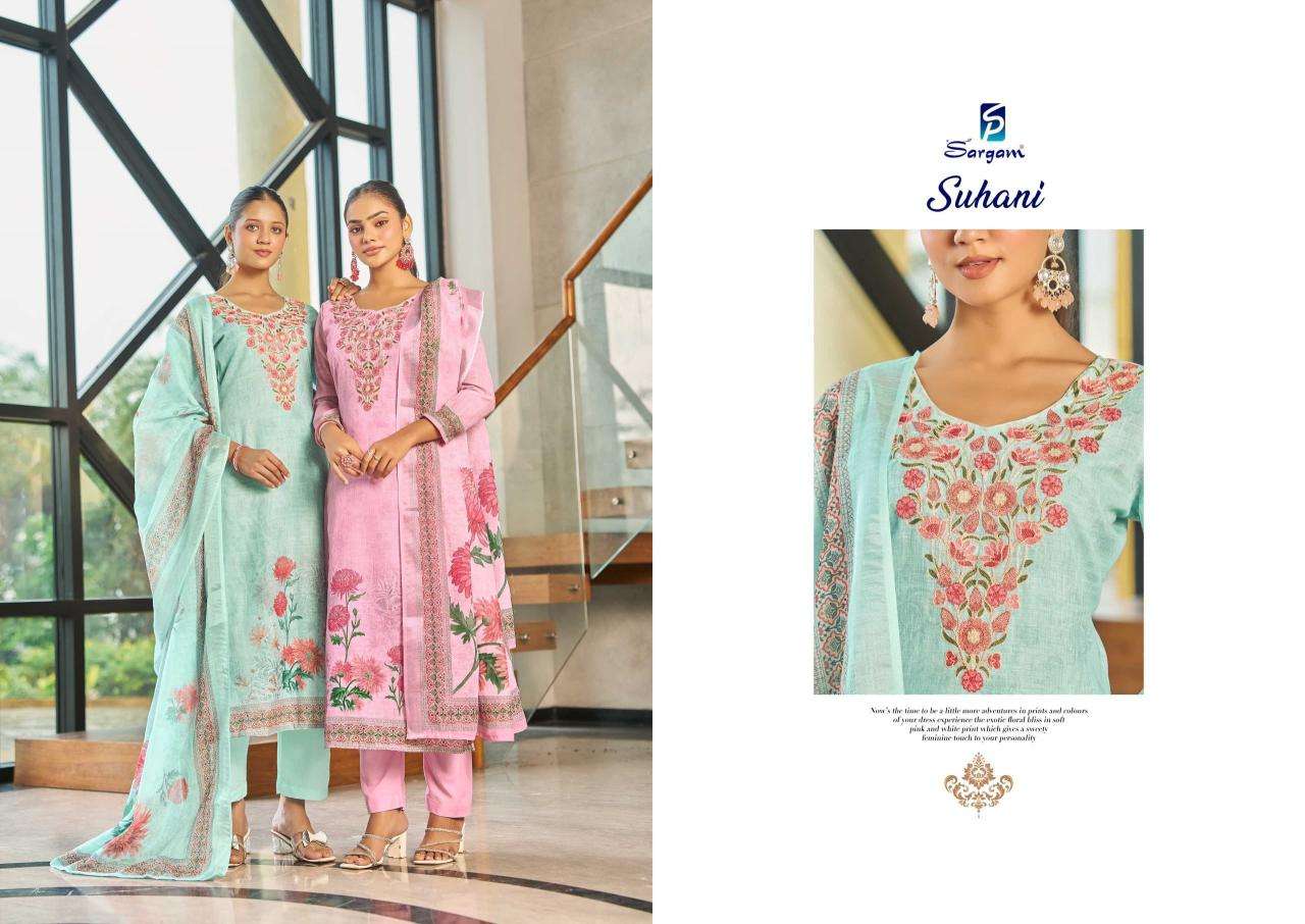 Sargam suhani lilen Dress material wholesalers in Hyderabad
