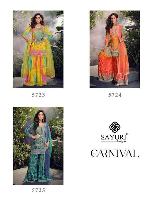 Sayuri designer carnival Pakistani lawn suits manufacturers in Bangalore