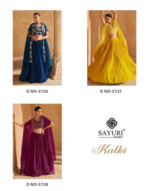 Sayuri designer kalki 5726 Designer Kurti distributor in Mumbai