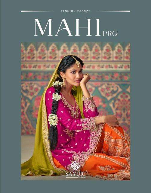 Sayuri designer mahi pro Designer party wear suits wholesaler