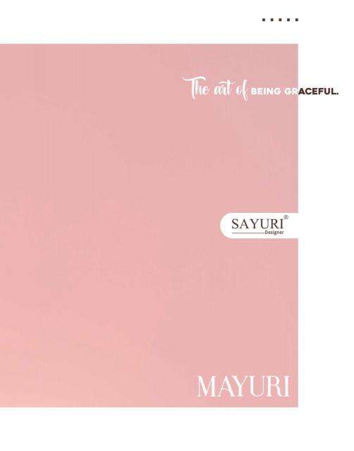 Sayuri designer mayuri Wholesale suits supplier in India