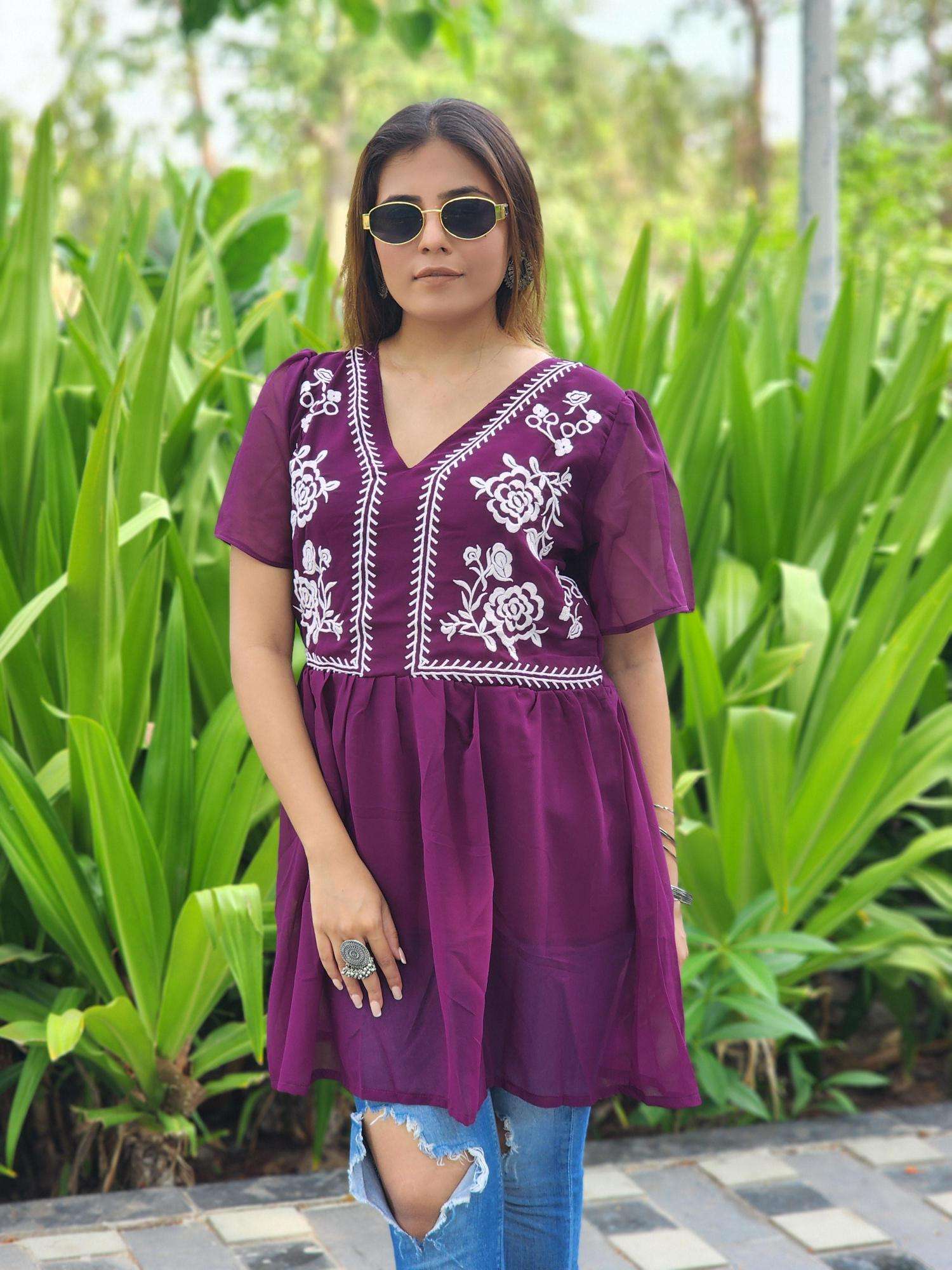 Shree salasar anarkali top Printed Kurtis in Mumbai