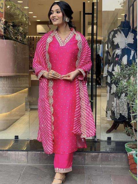 Shree salasar heavy Chinon short kurti manufacturers in surat