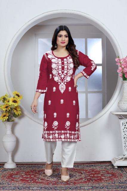 Shree salasar sui dhaga 3 arkita kurti manufacturers in gandhi surat gujarat