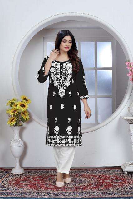 Shree salasar sui dhaga 3 arkita kurti manufacturers in gandhi surat gujarat