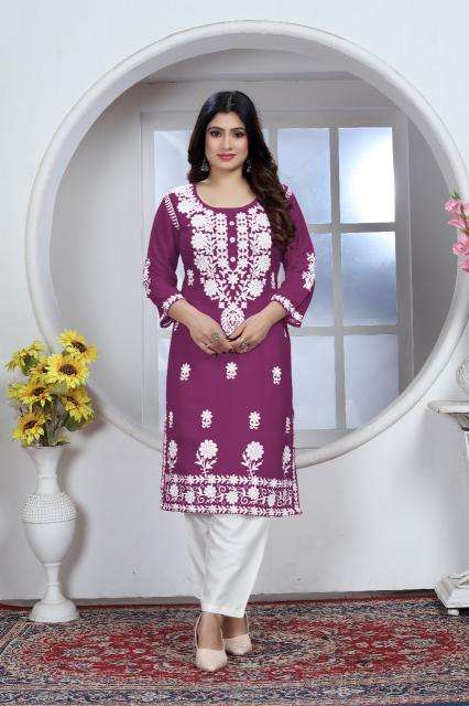 Shree salasar sui dhaga 3 arkita kurti manufacturers in gandhi surat gujarat