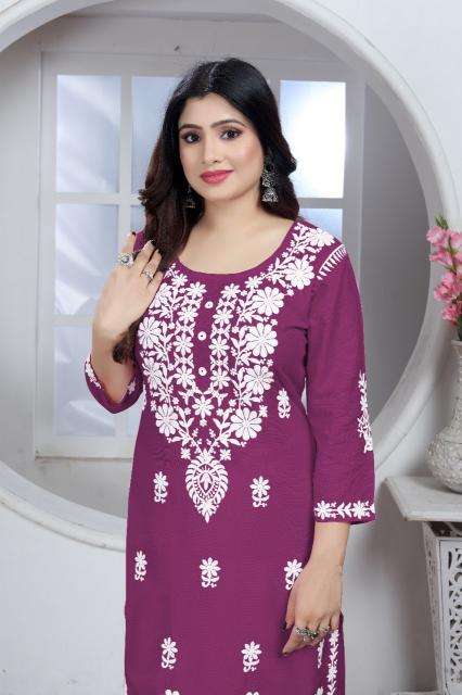 Shree salasar sui dhaga 3 arkita kurti manufacturers in gandhi surat gujarat