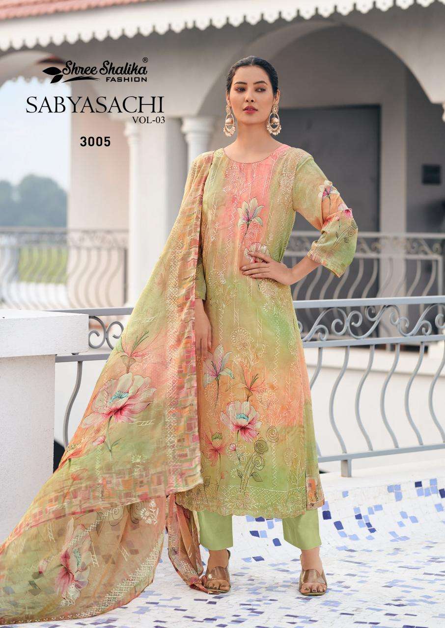 Shree salika sabyasachi vol 3 Cheap dress materials wholesale
