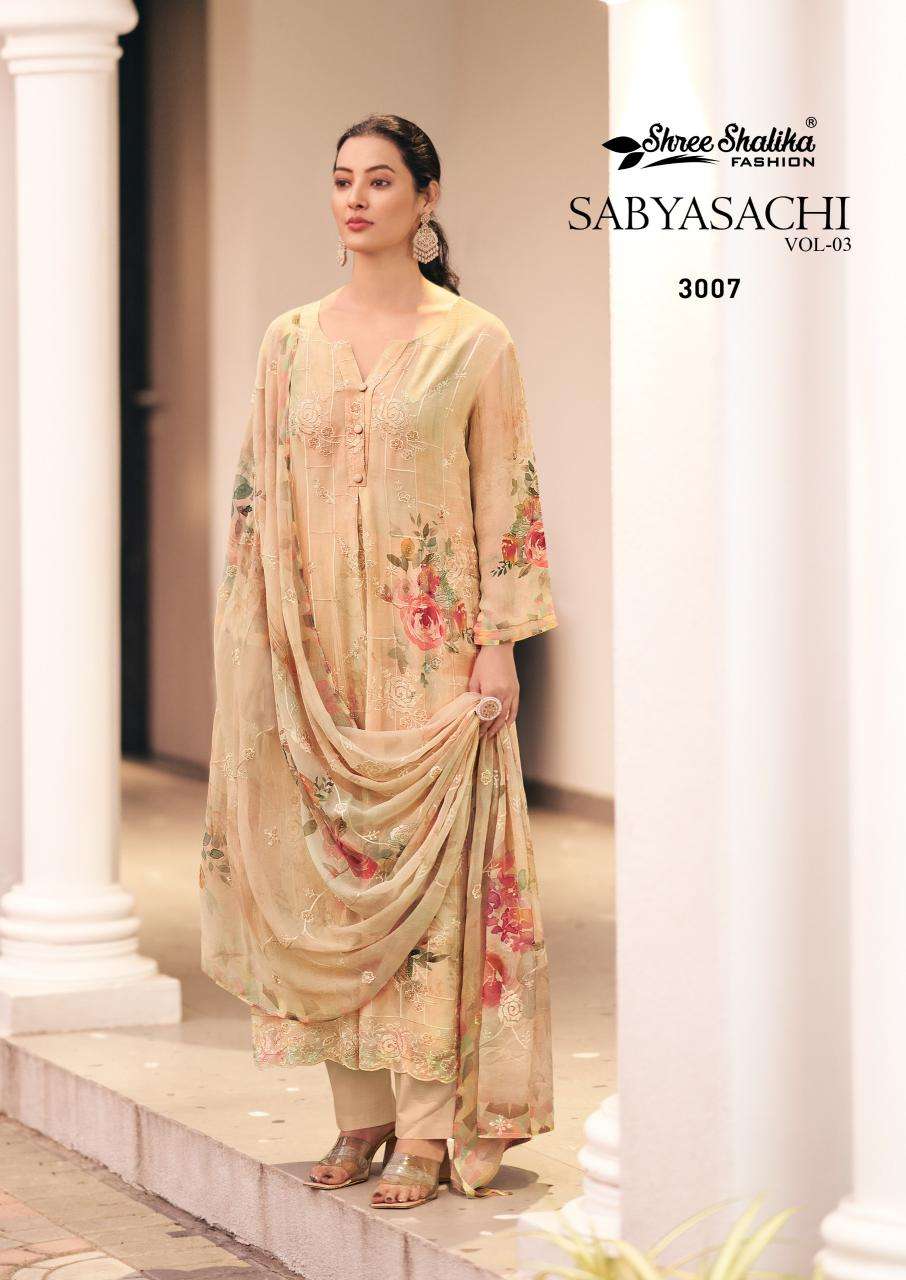 Shree salika sabyasachi vol 3 Cheap dress materials wholesale