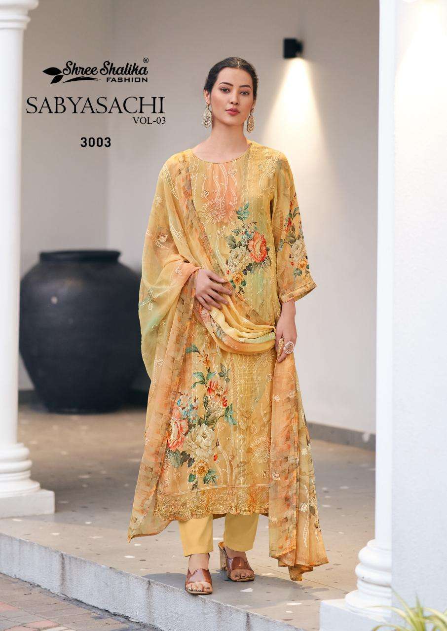 Shree salika sabyasachi vol 3 Cheap dress materials wholesale