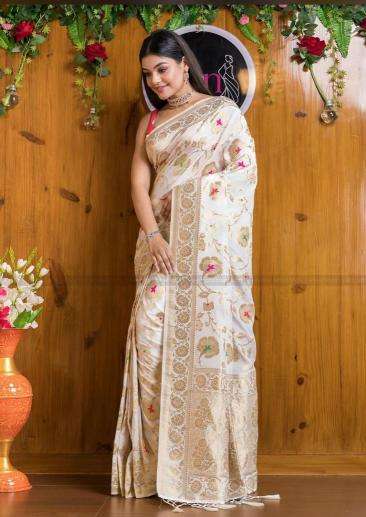 soft smooth banarasi khadi Bulk sarees online shopping