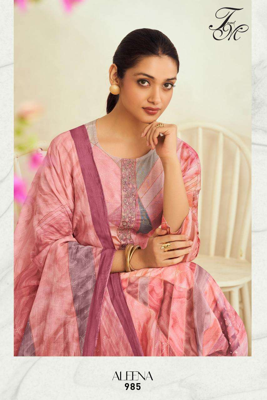 T&M sahiba aleena Dress material supplier in Delhi