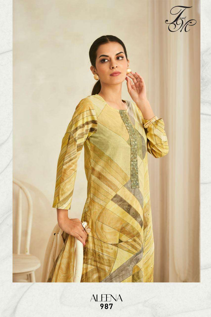 T&M sahiba aleena Dress material supplier in Delhi