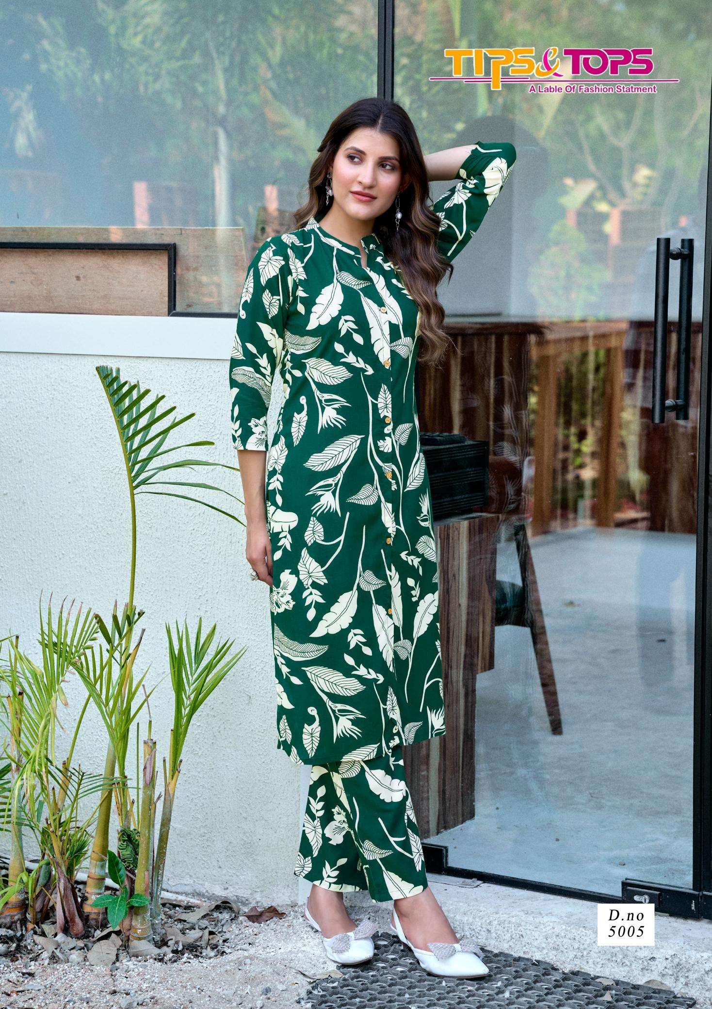 Tips & tops cinderella vol 5 coord set kurti manufacturer for online in surat