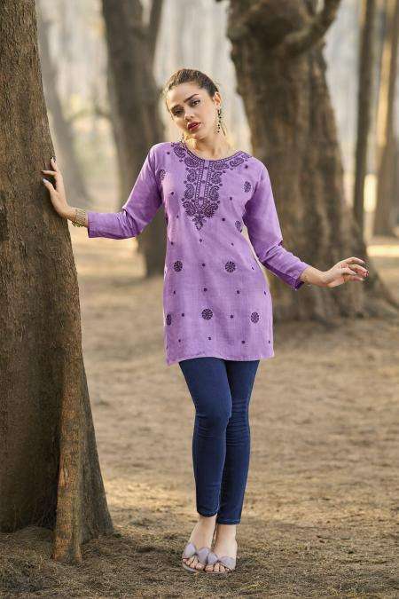 Tips & tops colors vol 5 fancy kurti manufacturer in surat