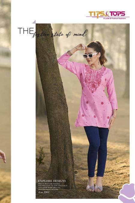Tips & tops colors vol 5 fancy kurti manufacturer in surat