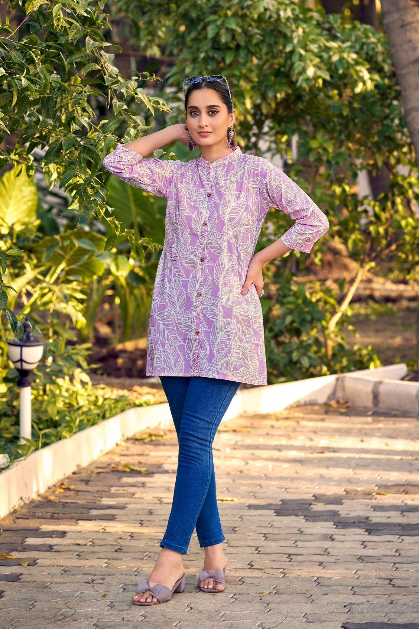 Tips & tops cotton shorties vol 8 low range kurti manufacturer in surat