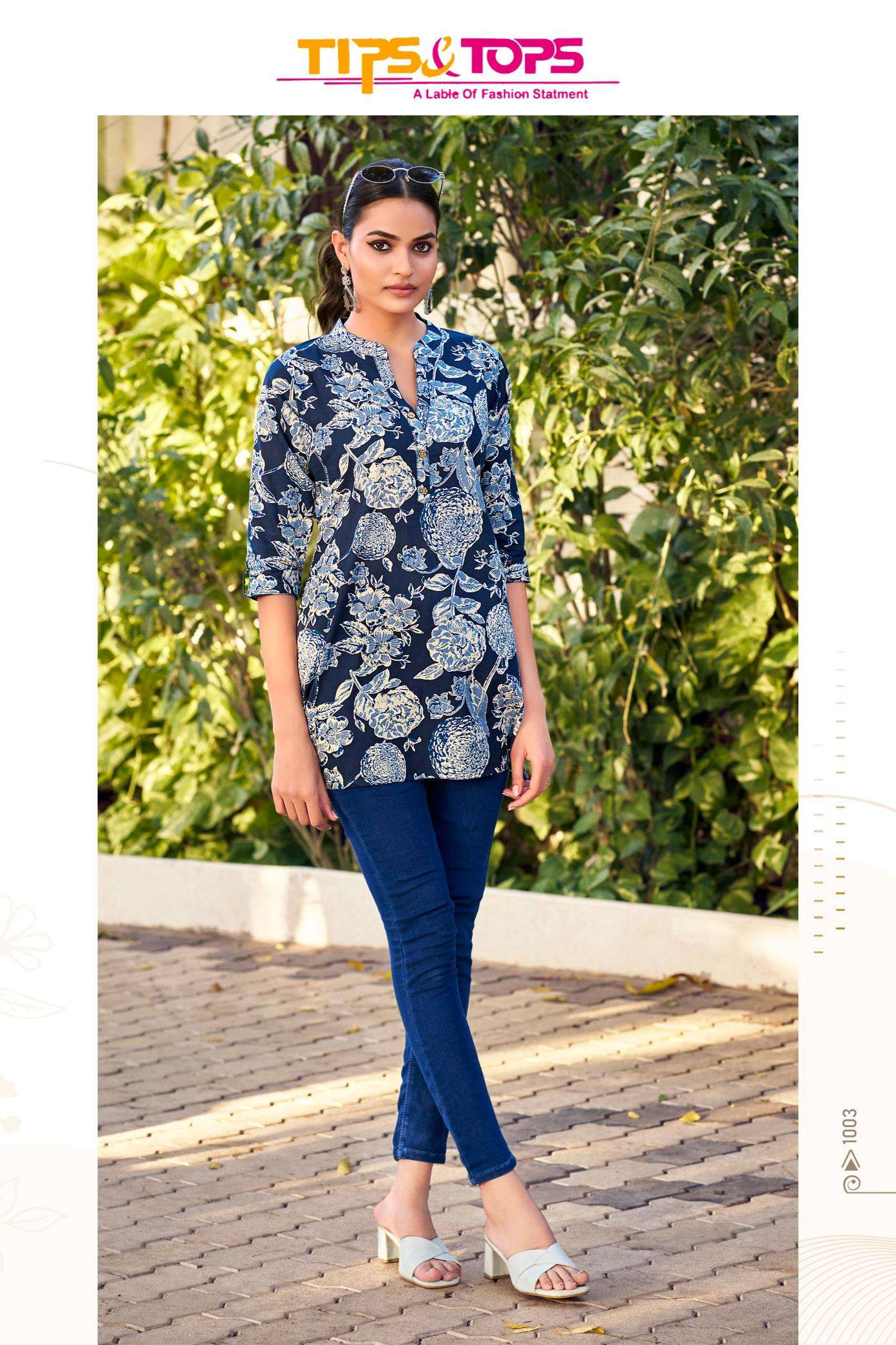 Tips & tops cotton shorties vol 8 low range kurti manufacturer in surat