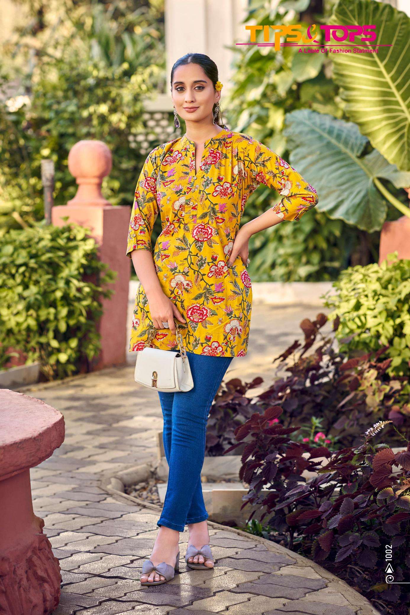 Tips & tops cotton shorties vol 8 low range kurti manufacturer in surat