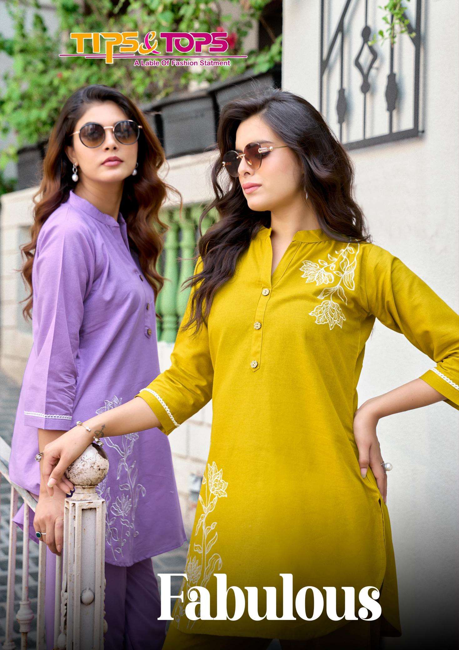 Tips & tops fabulous coord set Ladies Kurti Wholesale in Surat