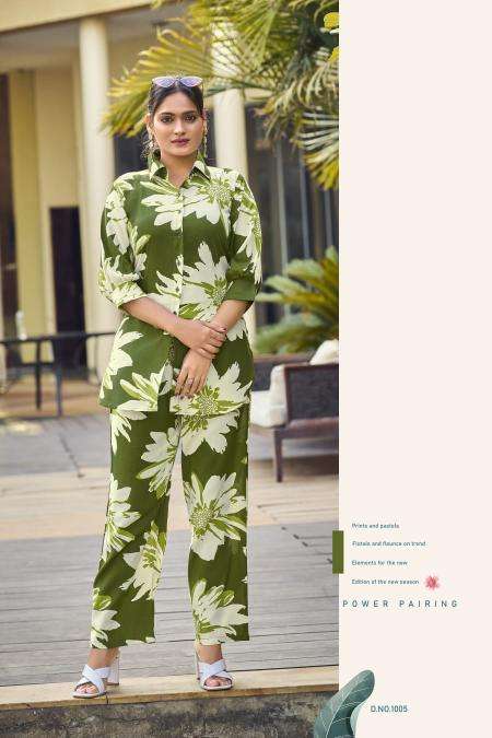 Tips & tops lifestyle coord set Wholesale kurti fabric in Surat
