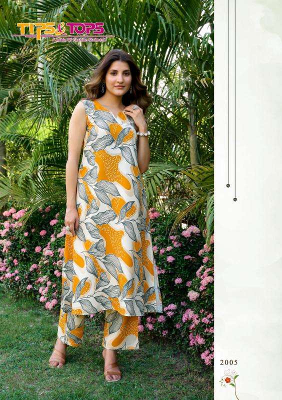 Tips & tops olivia vol 2 coord set Readymade kurti wholesalers in Hyderabad
