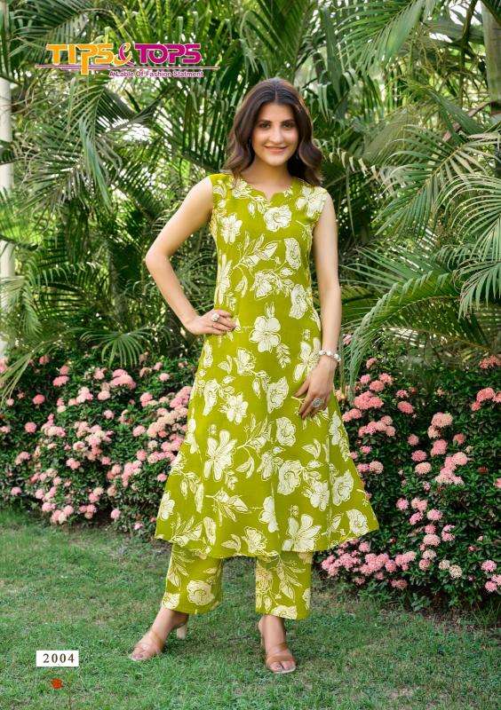 Tips & tops olivia vol 2 coord set Readymade kurti wholesalers in Hyderabad
