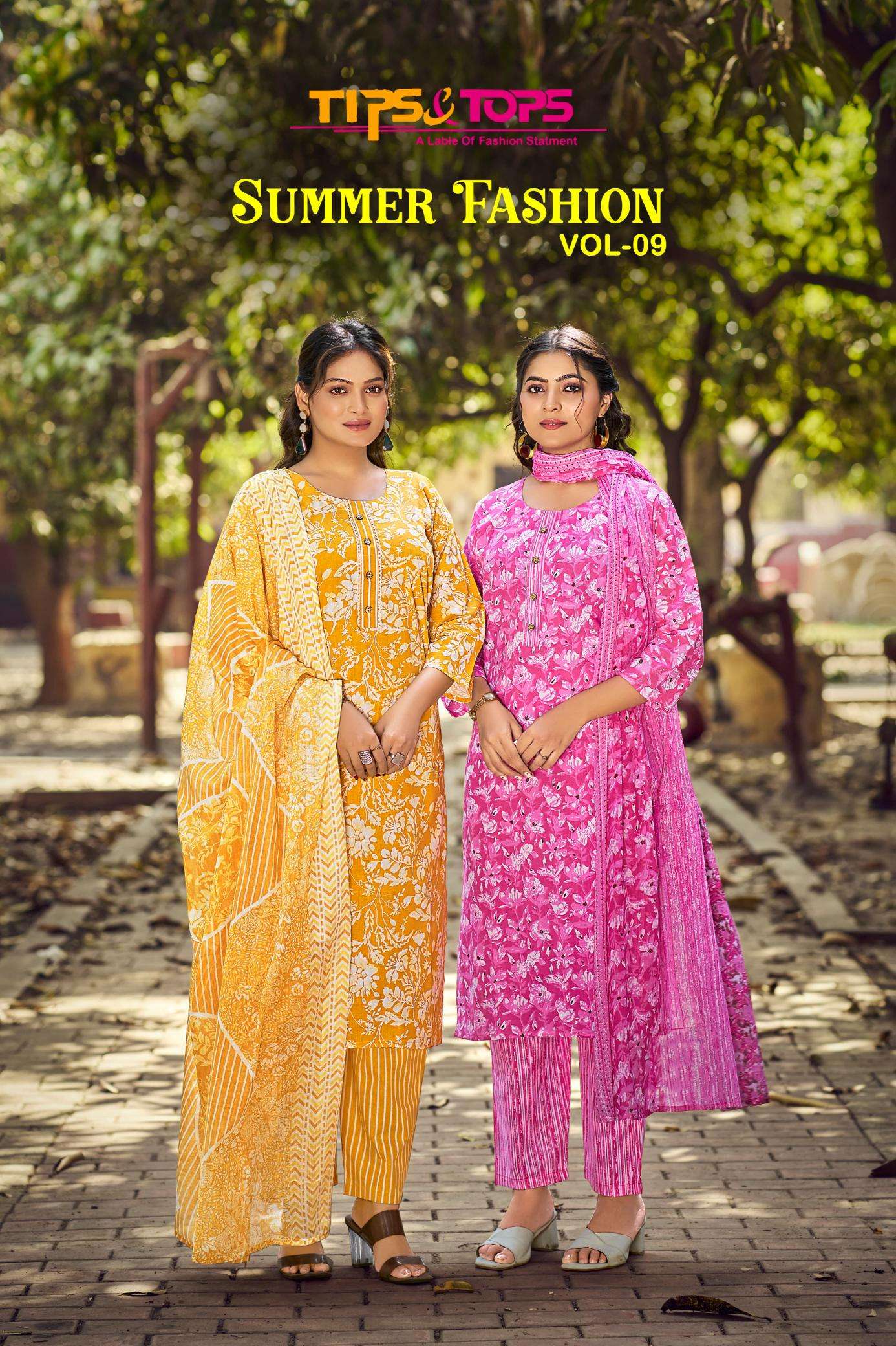 Tips & tops summer fashion vol 9 best kurti manufacturers in surat