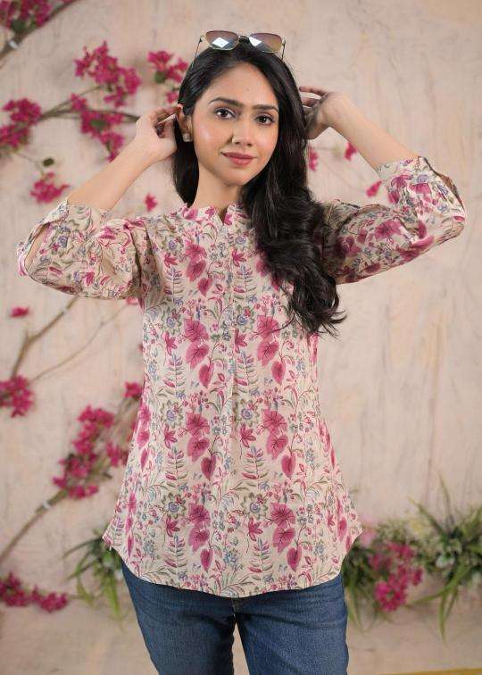 Top tunic cotton short top Kurtis exporters in Ahmedabad
