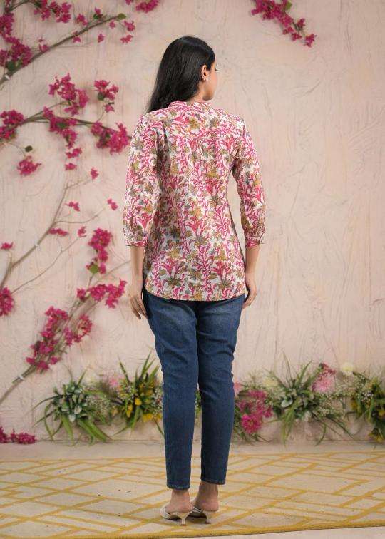 Top tunic cotton short top Kurtis exporters in Ahmedabad