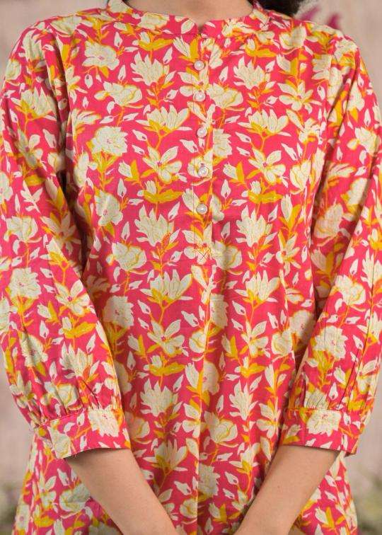 Top tunic cotton short top Kurtis exporters in Ahmedabad